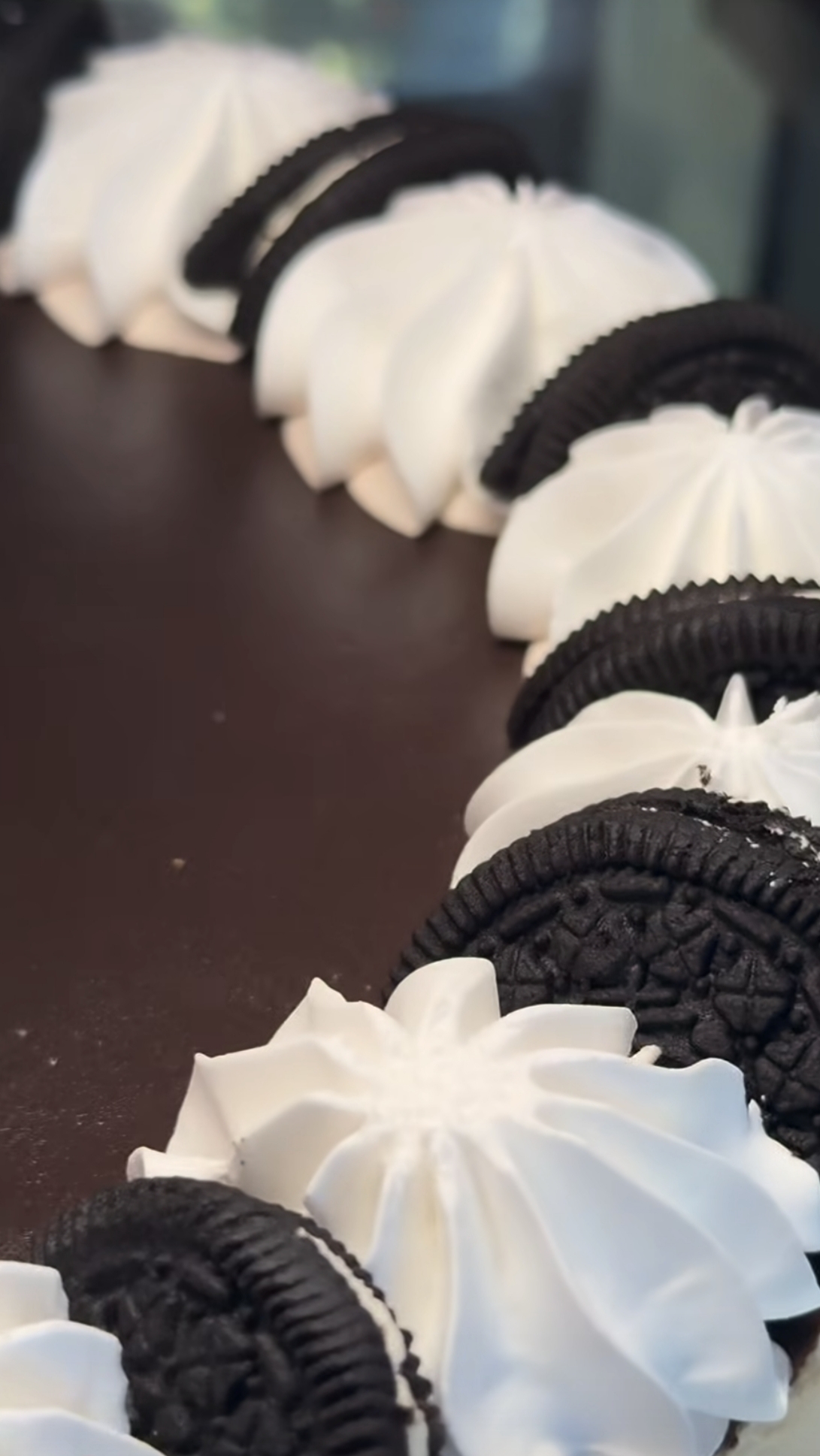 Detalhes da decoração de um bolo